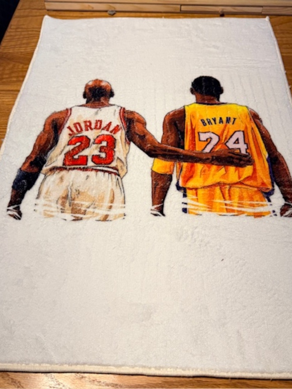 Michael Jordan & Kobe Bryant wall rug